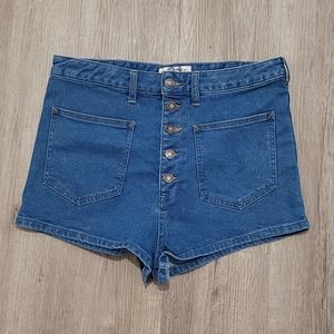 Free People denim shorts